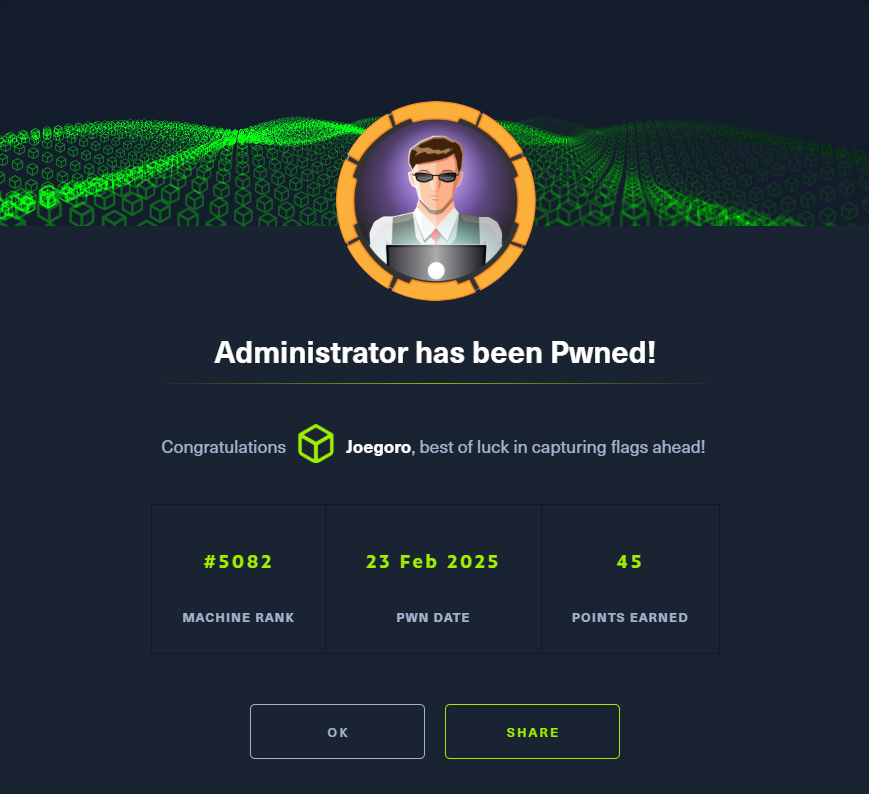 Administrator — HackTheBox Writeup